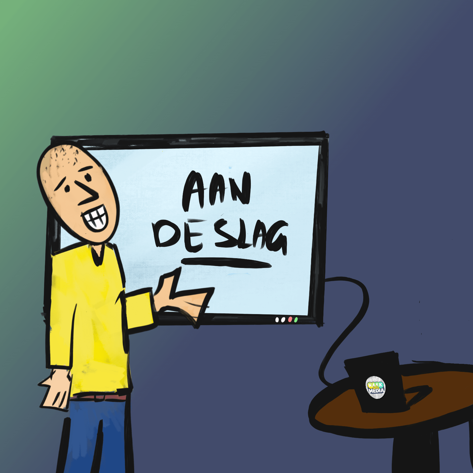 Bart voor digibord